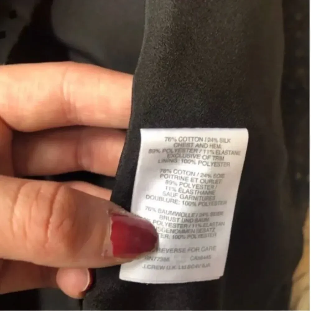 J. Crew Black Sleeveless A-Line Dress